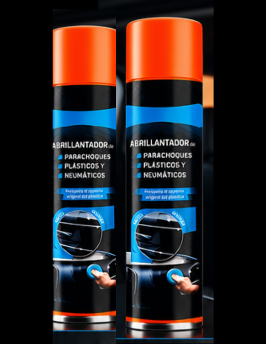 LustraPro - Renovador de Plásticos y Neumáticos 450ml | Brillo Instantáneo, Protección UV y Aplicación Rápida-COSTARICA